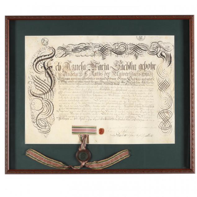german-18th-century-pharmacist-s-diploma