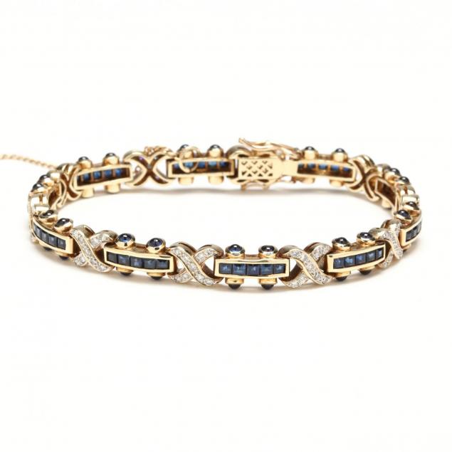 14kt-sapphire-and-diamond-bracelet