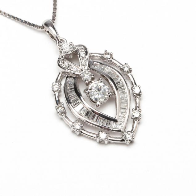 18kt-diamond-pendant-with-14kt-chain-necklace
