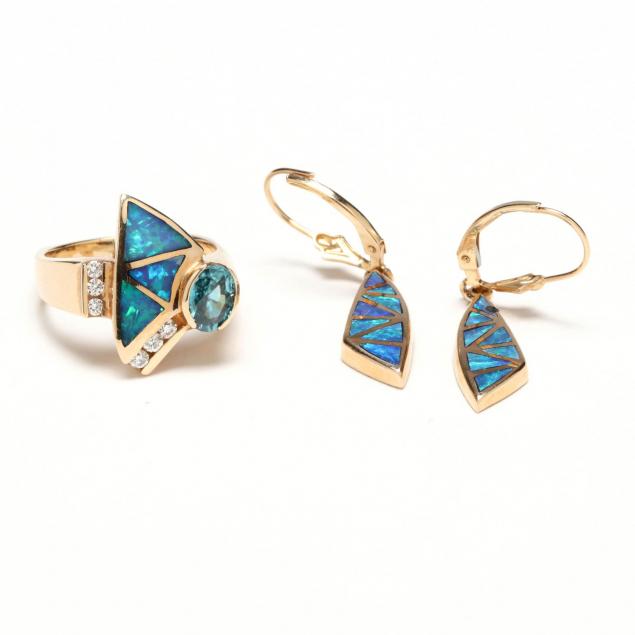 14kt-opal-and-gemset-ring-with-14kt-opal-earrings