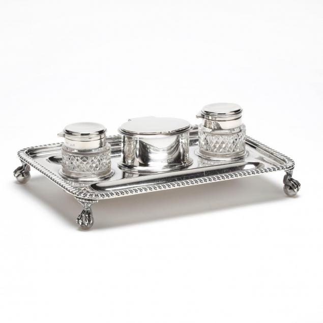 victorian-silver-ink-stand