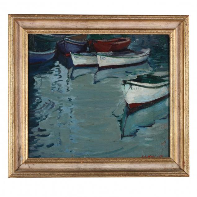 john-ellsworth-weis-oh-in-1892-1962-harbor-scene