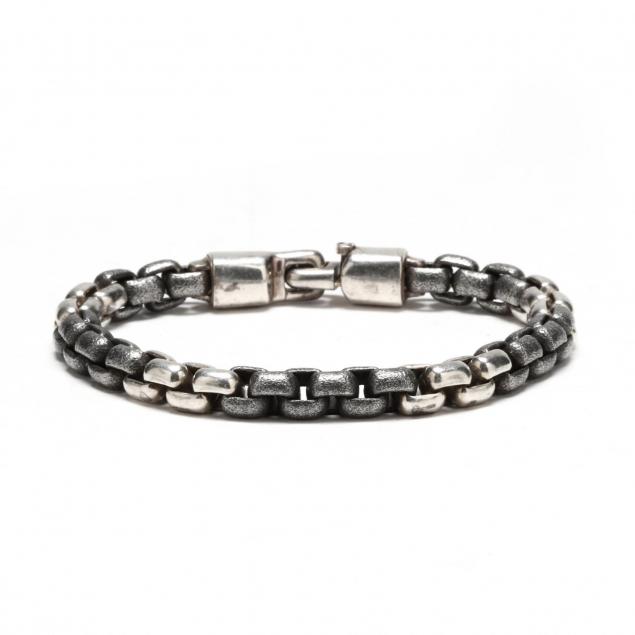 mens-sterling-silver-box-chain-bracelet-david-yurman