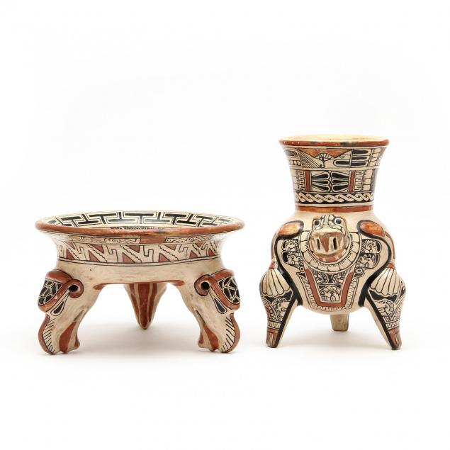 two-pre-colombian-style-effigy-tripod-vessels