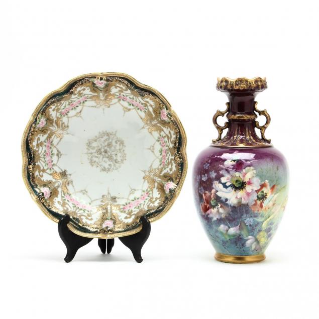 two-pieces-floral-decorated-porcelain