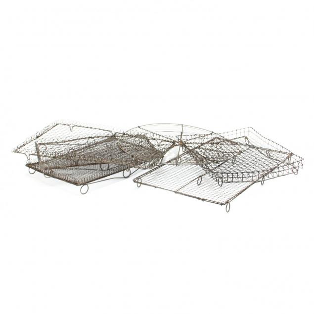 group-of-six-antique-wirework-cooling-racks