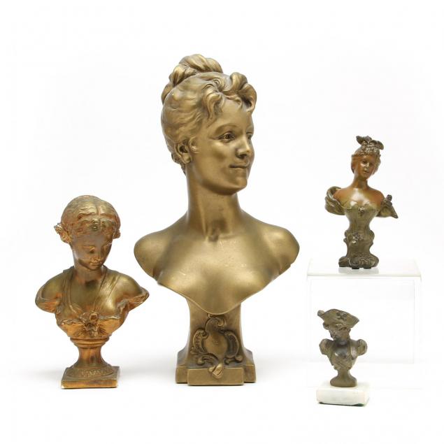 four-vintage-female-busts