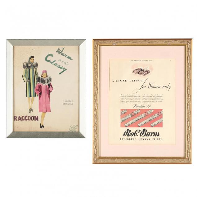 original-advertising-illustration-and-framed-advertisement