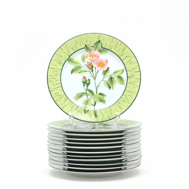 set-of-12-tiffany-co-tiffany-wild-roses-dessert-plates