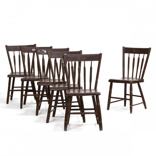 set-of-six-antique-new-england-plank-seat-chairs