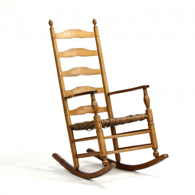 antique-ladder-back-rocking-chair