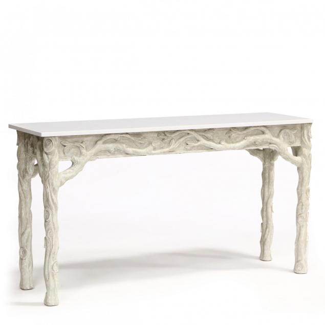 contemporary-designer-stone-top-console-table