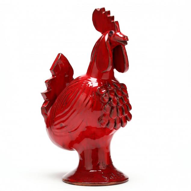nc-folk-pottery-charles-lisk-rooster