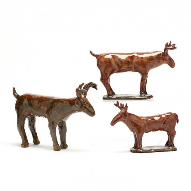nc-folk-pottery-charles-moore-stags