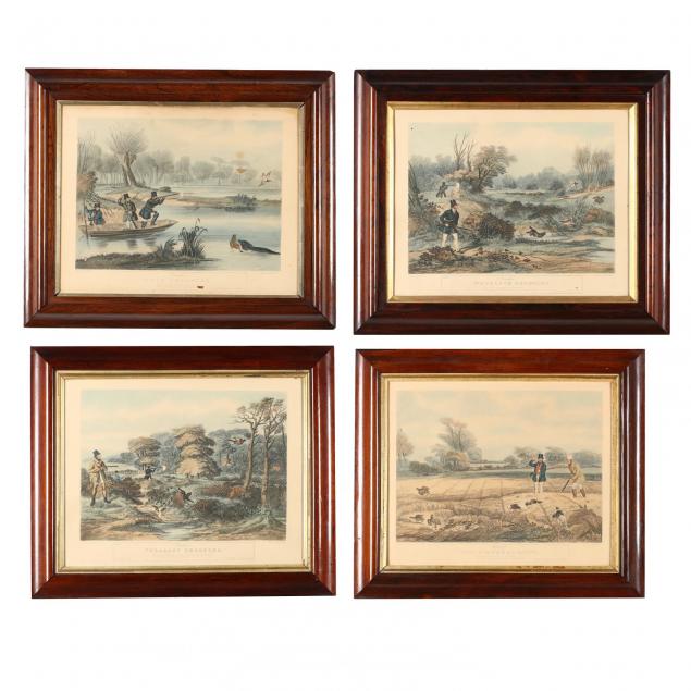 after-francis-calcraft-turner-br-circa-1782-1846-four-sporting-prints