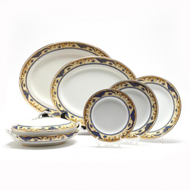 22pc-wilton-ware-art-deco-dinner-service