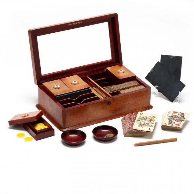 antique-mahogany-gaming-box