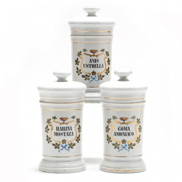 set-of-three-porcelain-drug-jars