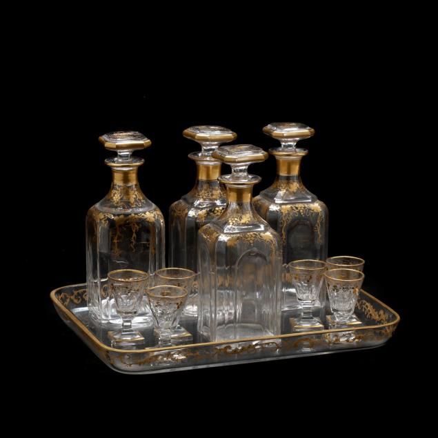 assembled-antique-gilt-bar-set