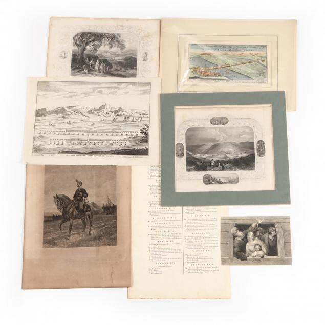 group-of-antique-historical-prints