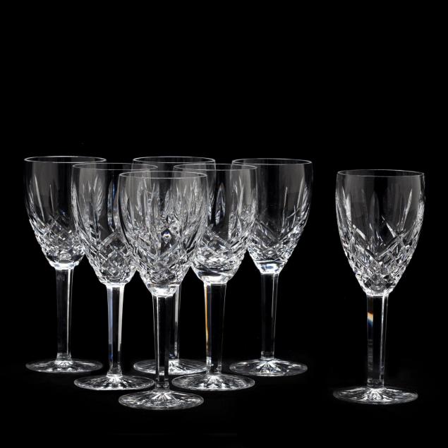 seven-waterford-crystal-tall-wine-stems