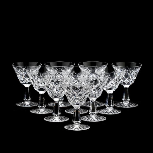 ten-waterford-crystal-sherry-stems