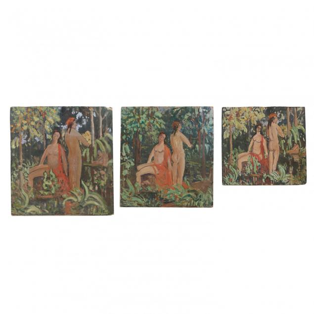 three-paintings-in-the-style-of-gauguin