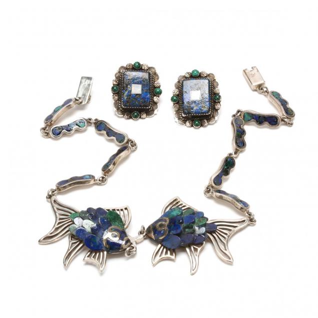 a-mexican-sterling-and-lapis-necklace-and-pair-of-lapis-earrings-by-b-chavez