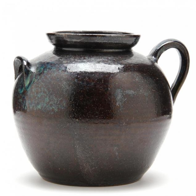 western-nc-pottery-a-lidded-bean-pot
