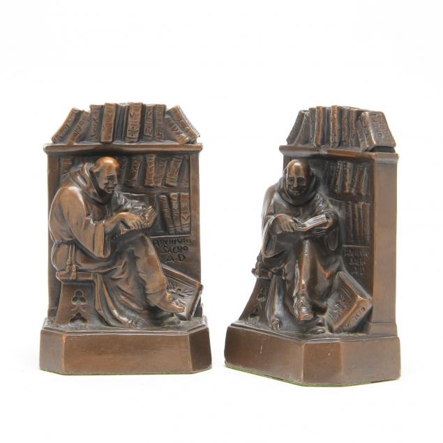 pair-of-arts-crafts-period-monk-bookends