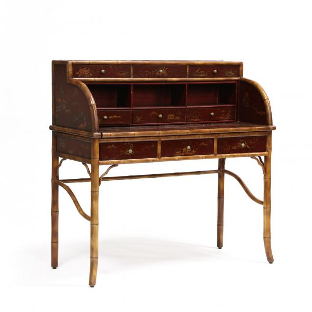 contemporary-chinoiserie-decorated-writing-desk