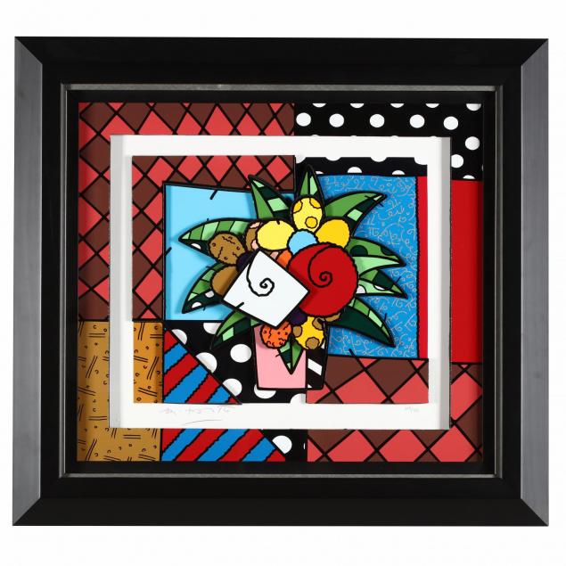 romero-britto-brazilian-b-1963-i-new-spring-i