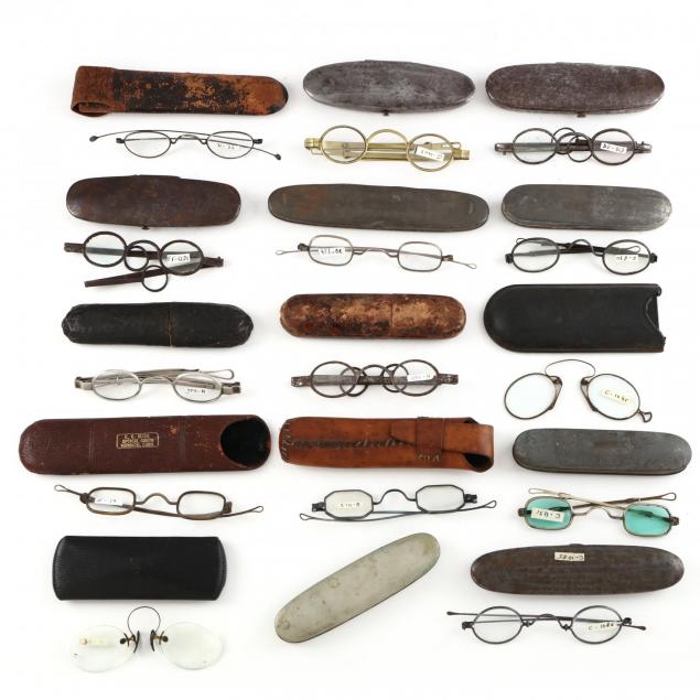 group-of-antique-eyeglasses