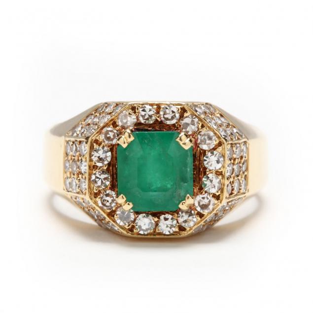 18kt-emerald-and-diamond-ring