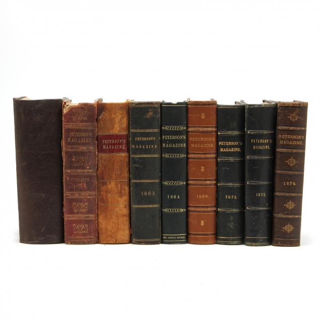 nine-bound-volumes-of-i-peterson-s-magazine-i