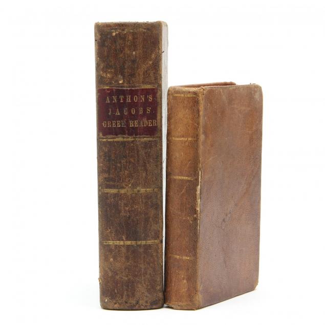 two-leather-bound-books-pertaining-to-classical-greek-studies