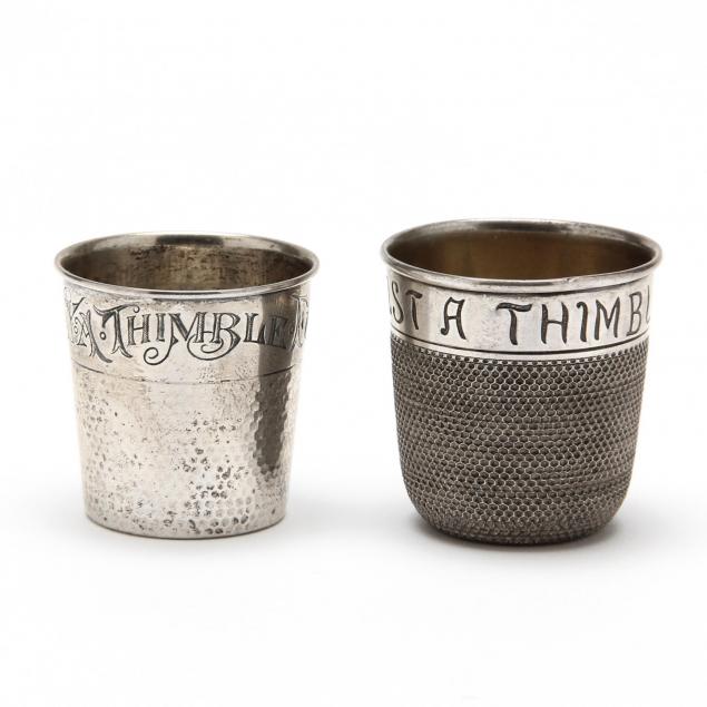two-sterling-silver-thimble-shot-glasses