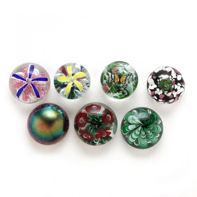 seven-st-claire-paperweights