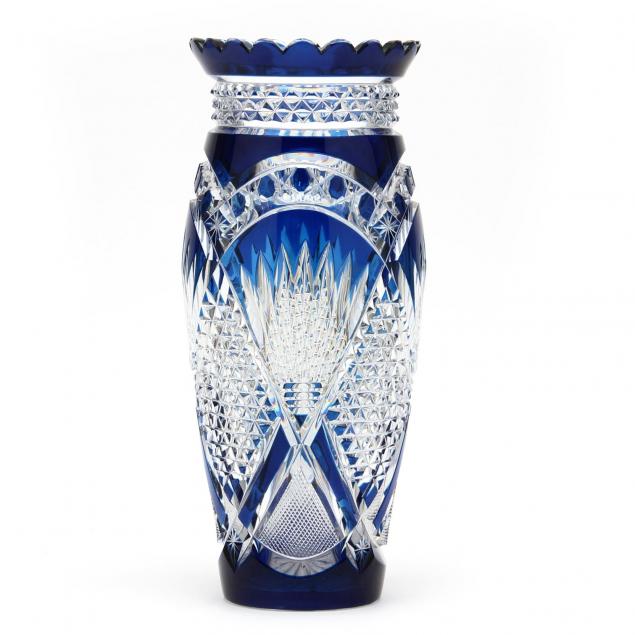 cobalt-cut-to-clear-vase