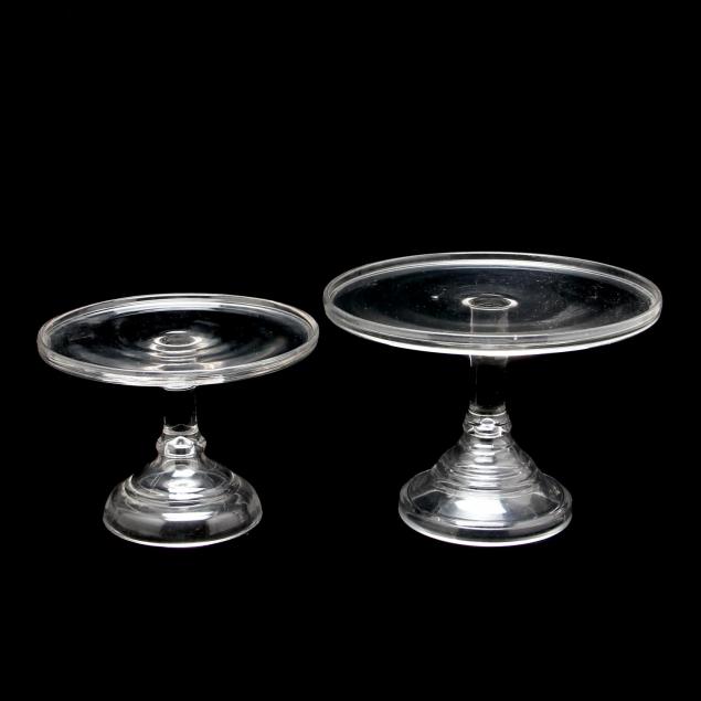 two-antique-glass-cake-pedestals