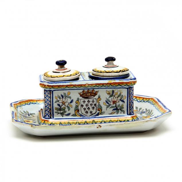 antique-faience-standish