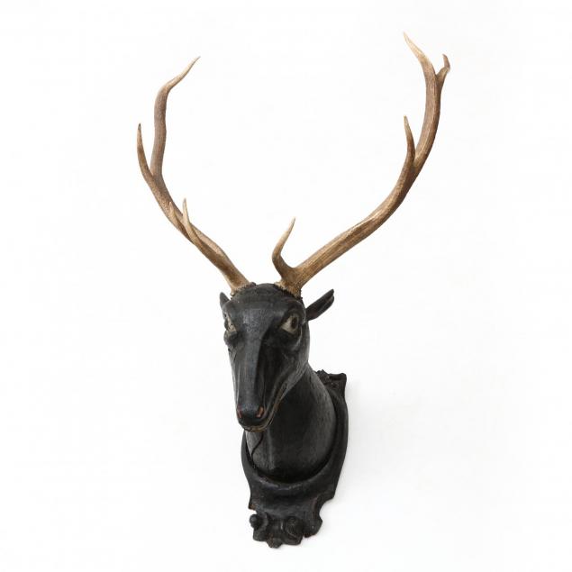 antique-continental-carved-deer-mount