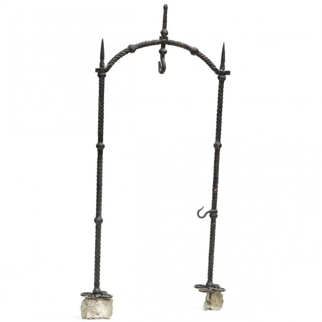 antique-wrought-iron-well-head-overthrow