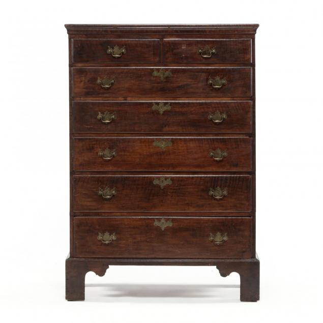 new-england-chippendale-semi-tall-chest-of-drawers