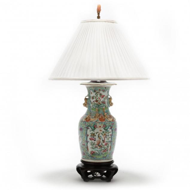 famille-rose-vase-mounted-lamp