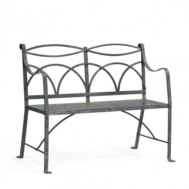 winterthur-regency-style-iron-bench