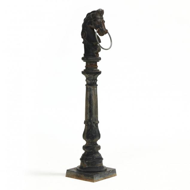 vintage-cast-iron-horse-head-hitching-post