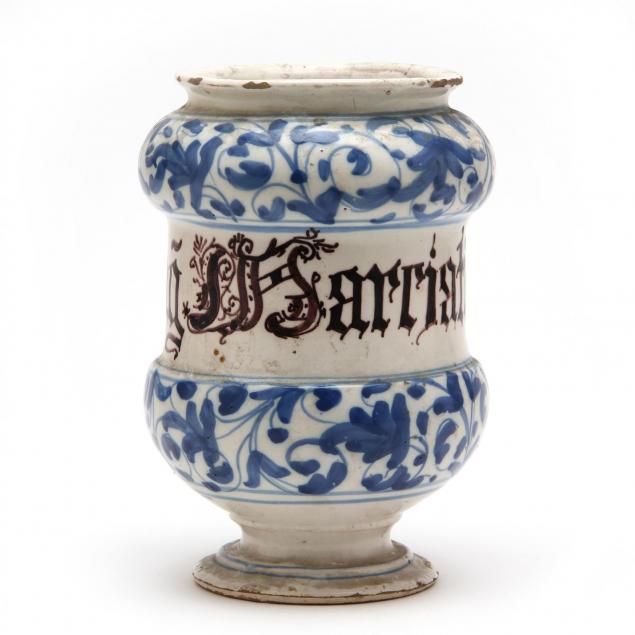 italian-majolica-drug-jar