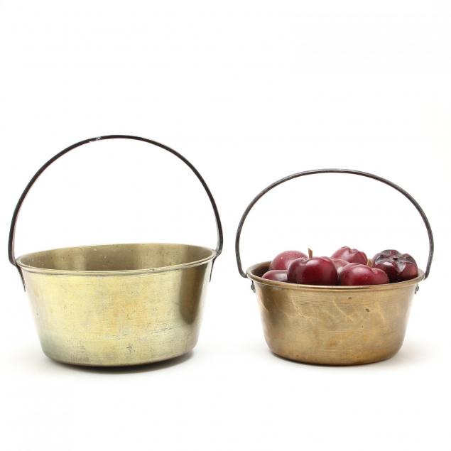 two-antique-brass-jelly-buckets