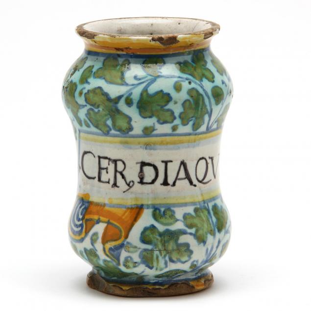 an-albarello-drug-jar-polychrome-painted